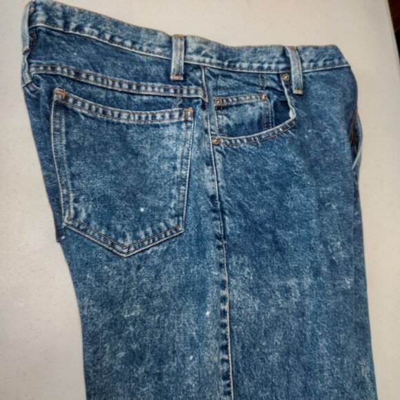 Vintage Sasson Acid Wash Jeans Women 14 Blue Stone Washed High Waist Mom 80s 90s - Picture 6 of 16